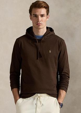 Лонгслив мужской polo ralph lauren с капюшоном