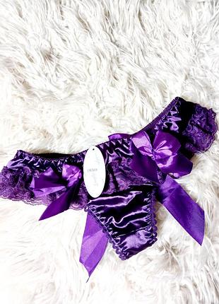 Атласные трусики с бантами 🎀