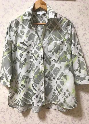 Блузка-сорочка жіноча літня бавовняна justwhite, l-xl