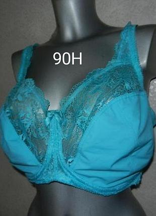 40н 90н*pretty secrets ella*бирюзовый бюстгальтер с роскошной ажурной вставкой