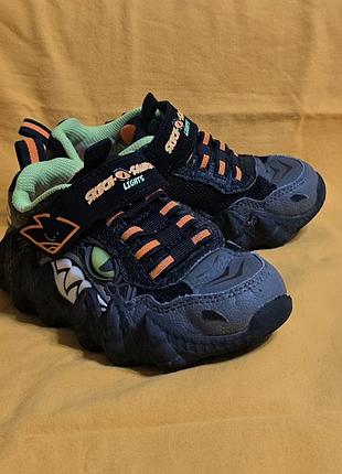 Кросівки skechers з мигалками розмір 27