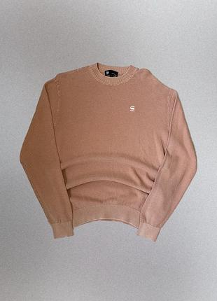 Светр кофта чоловіча g-star raw вʼязана вареного кольору