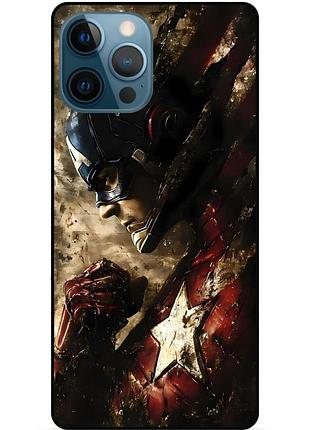 Силіконовий чохол marvel месники для xiaomi samsung motorola nokia iphone zte vivo oppo realme капитан америка 02