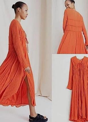 Шифонова сукня максі від h&m розмір л