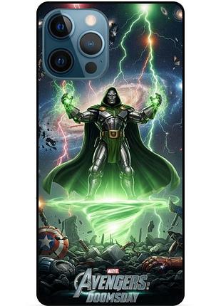 Силиконовый чехол мстители marvel doomsday для xiaomi samsung motorola nokia iphone zte vivo oppo realme doctor doom 01