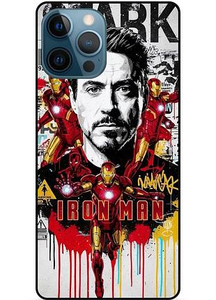 Силіконовий чохол marvel месники для xiaomi samsung motorola nokia iphone zte vivo oppo realme железный человек 04