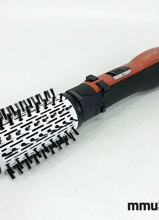 Фен-щітка gemei gm-4828 — браш-стайлер з обертовою щіткою для брашингу, фен-щітка 3 в 1, фен-браш gemei