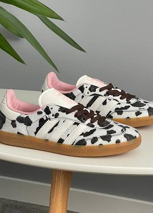 Adidas samba og cow print