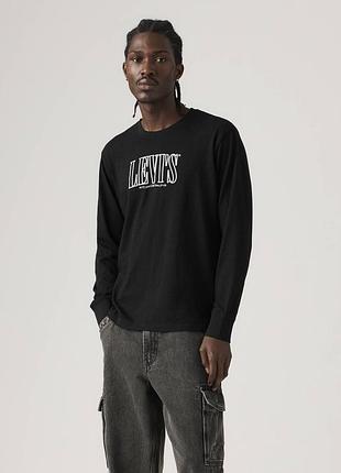 Мужской лонгслив levi's с логотипом