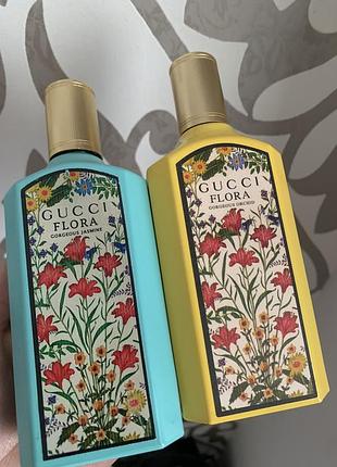 Gucci flora gergeous orchid/ gucci flora gergeous jasmine 100 ml