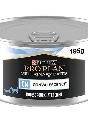 Блок (24 шт.) влажный диетический корм pro plan veterinary diets cn convalescence для кошек и собак в период выздоровления, 195 г