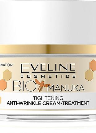 Eveline cosmetics,bio manuka, cb   зміцнюючий та розгладжуючий крем +50, вартість знижено