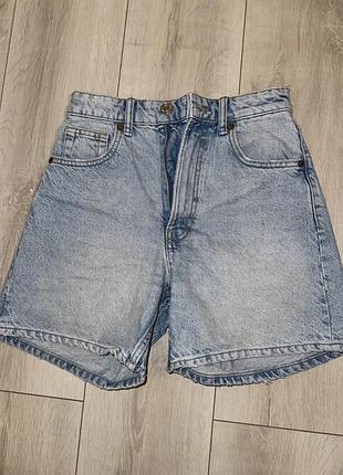 Шорты джинсовые zara 34