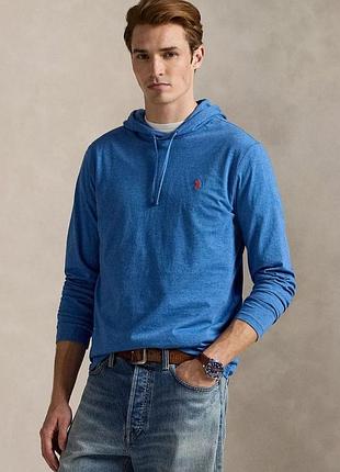 Лонгслив мужской polo ralph lauren с капюшоном