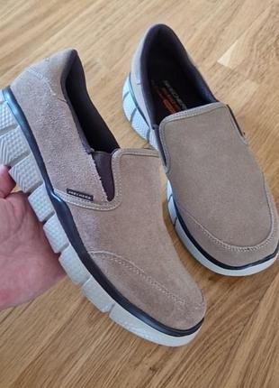 Мокасины лоферы слипоны туфли skechers substic (sn 97386l) / размер 39,5 оригинал