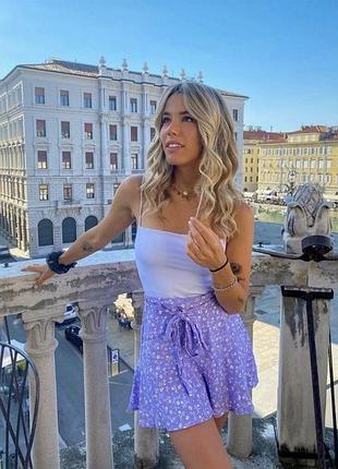 🥥спідниця- шорти zara s 100% віскоза ціна -250 г