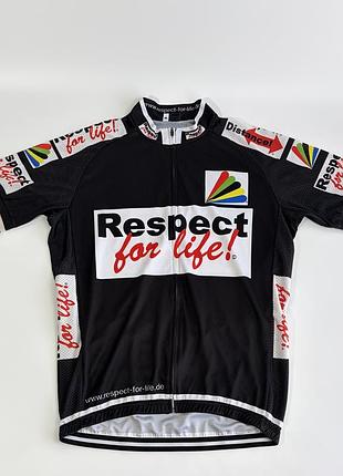 Велосипедна джерсі respect for life, розмір xl