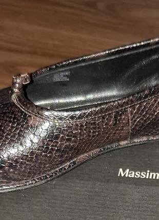 Кожаные балетки massimo dutti