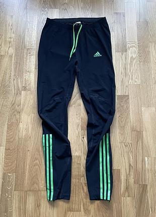 Тайтсы adidas adizero спортивные компрессионные термо лосины nike леггинсы для спорта зала бега тренировок asics беговые under armour штаны термобелье