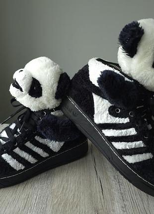 Кроссовки adidas original jeremy scott js panda bear poodle teddy