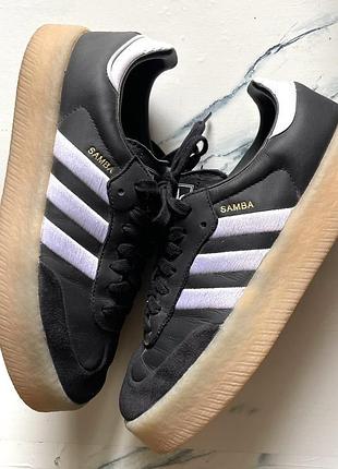 Кроссовки adidas samba / 38,5 - 39 стелька 25 см,