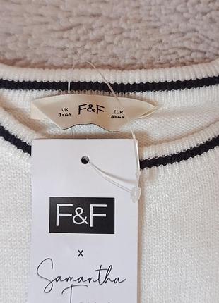 Платье f&amp;f 3-4 года 5