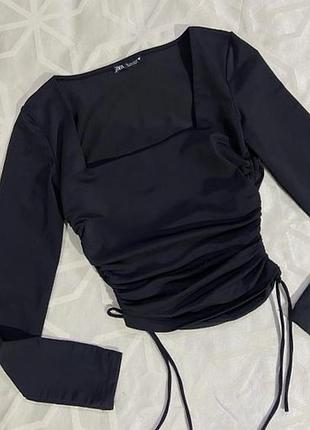 Топ кроп , масло , чорний боді , кофта , лонг zara