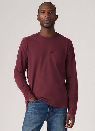Мужской лонгслив levi's с карманом