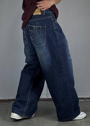 Vintage 00s ecko unlimited baggy скейт джинси штаны джинсы штани брюки деним одяг одежда классические прямые бегги широкі оверсайз беггі чоловічі