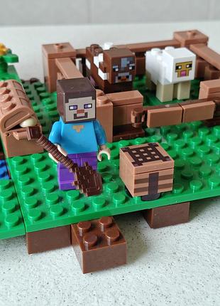 Большой набор конструкторов my world, серия minecraft, 4 шт. 5
