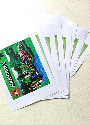 Большой набор конструкторов my world, серия minecraft, 4 шт. 6