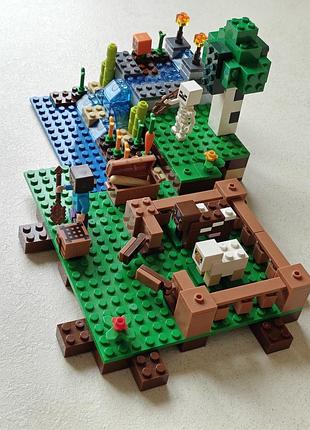 Большой набор конструкторов my world, серия minecraft, 4 шт. 4