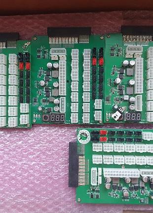 Плата розширення (breakout board) для серверних блоків живлення pc-24pin-6pin-pwm
