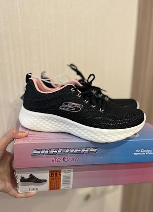 Skechers lite foam жіночі кросівки 38,5 розмір чорні нові