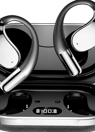 Бездротові навушники inspire yyk q39 black ows bluetooth 5.3, відкритий тип