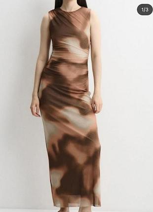 Платье платье макси stradivarius