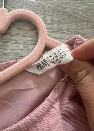 Плаття для дівчинки h&m 128 3