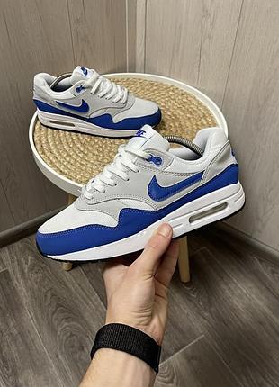 Жіночі кросівки nike air max 1 «royal blue»