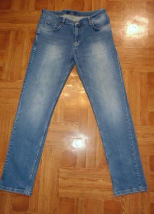 Мужские классические джинсы lacarino denim р. 36 ( xxl - xxxl) большой размер и рост италия