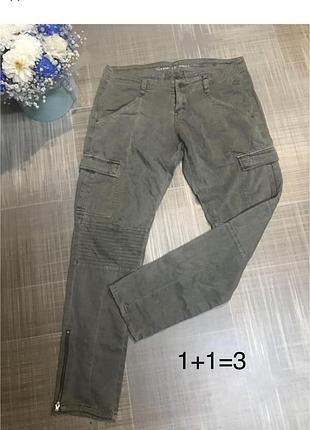 Чоловічий одяг💙котонові  штани кольор хакі  💛33/l/48