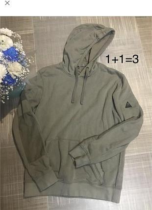 Tu 💙чоловічаий одяг/ кофта-худі кольор хакі  💛40/l/48