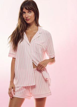 Піжама вікторія сікрет victoria’s secret sosoft™ modal short pajama set - м