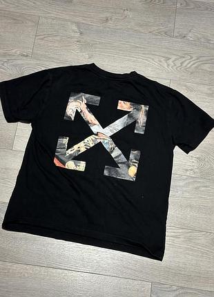 Off‑white caravaggio arrows футболка