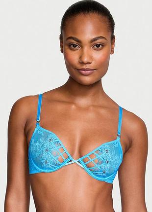 Мереживний бюстгальтер victoria's secret з люверсами