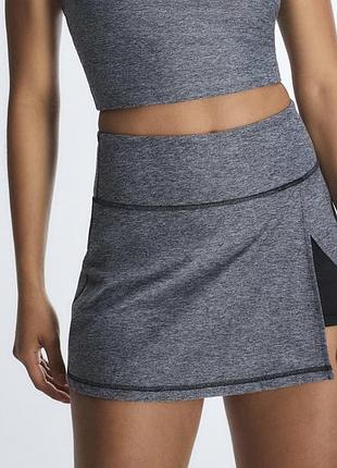 Savage x fenty sport новая спортивная юбка шорты 2в1