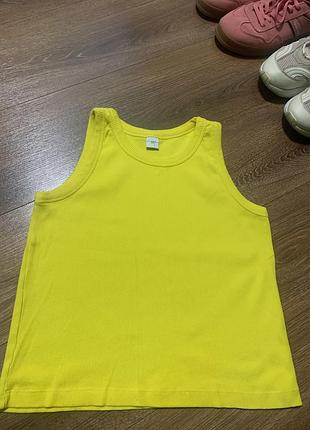 Майка топ жіноча жовтого кольору  new look l xl💛