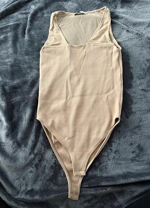 Боді zara бежеве