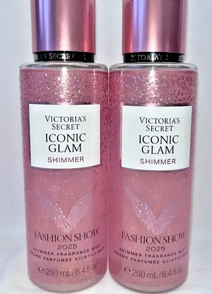 Парфюмированный спрей c блистками victoria’s secret iconic glam shimmer, 250 мл