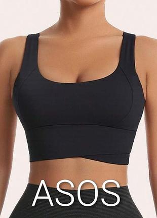 Крутой спортивный топ бренда asos 4505 с перекрутом u9 10 eur 38