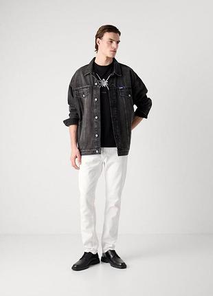 Мужские новые белые летние джинсы hugo boss размер 31/34